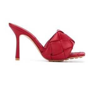 Bottega Veneta BV Lido mule red size 40